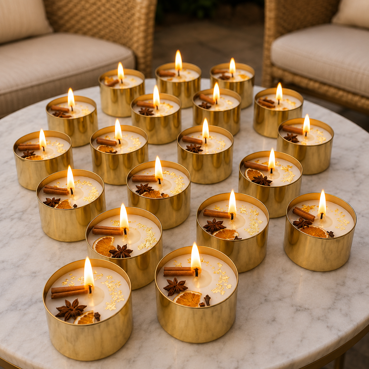 CD47- Spice & Flame Scented Candle