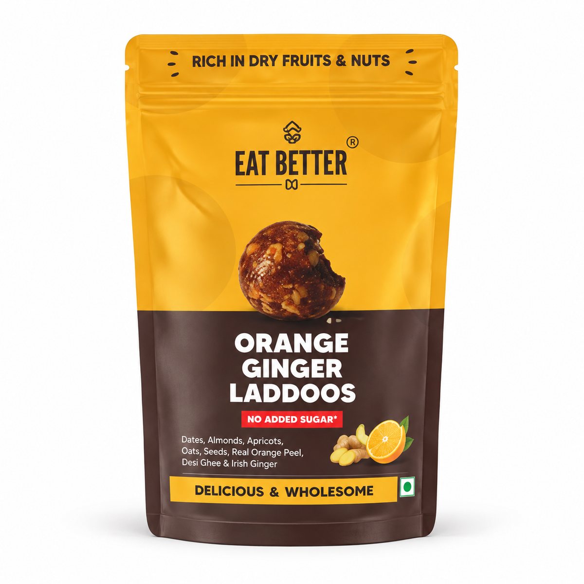BSE300- Eat Better Orange Ginger Laddoos