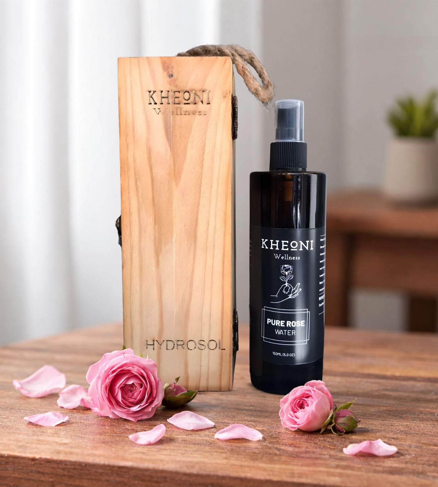 Pure Rose Hydrosol by Kheoni Wellness