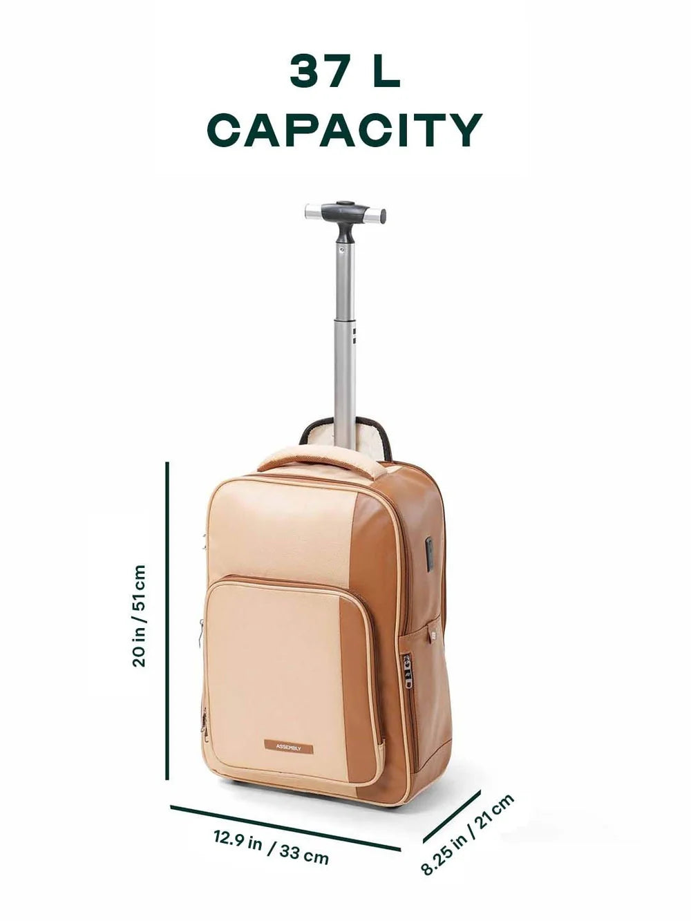 BSB180- Assembly Jetson Laptop Trolley Backpack