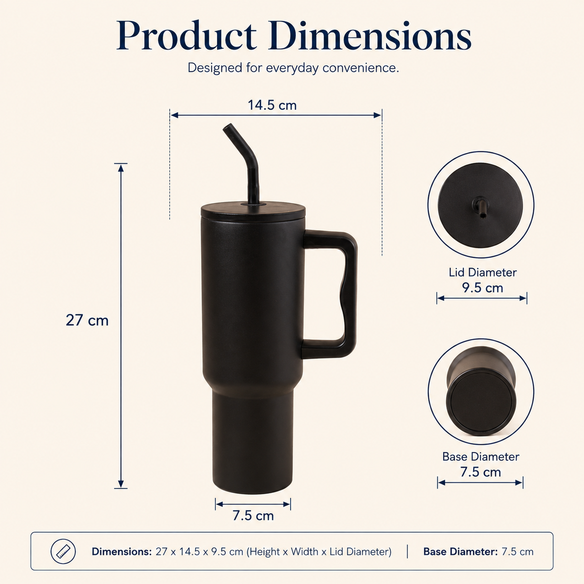 BSDW38- GoTumbler with Lid 1200ML