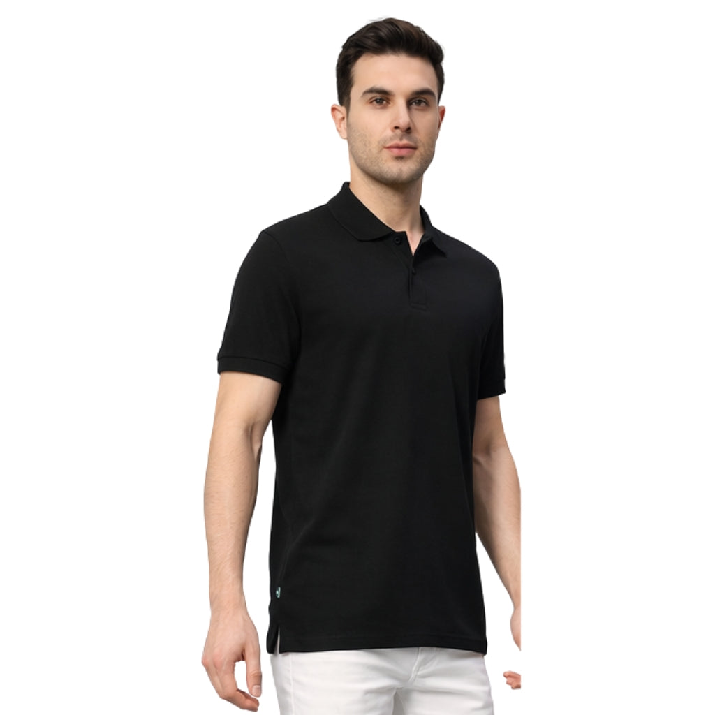 BST23- Woodland Solid Polo T-Shirt