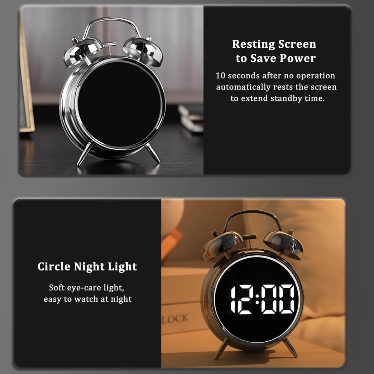 ED164- WakeMate Digital Alarm Clock