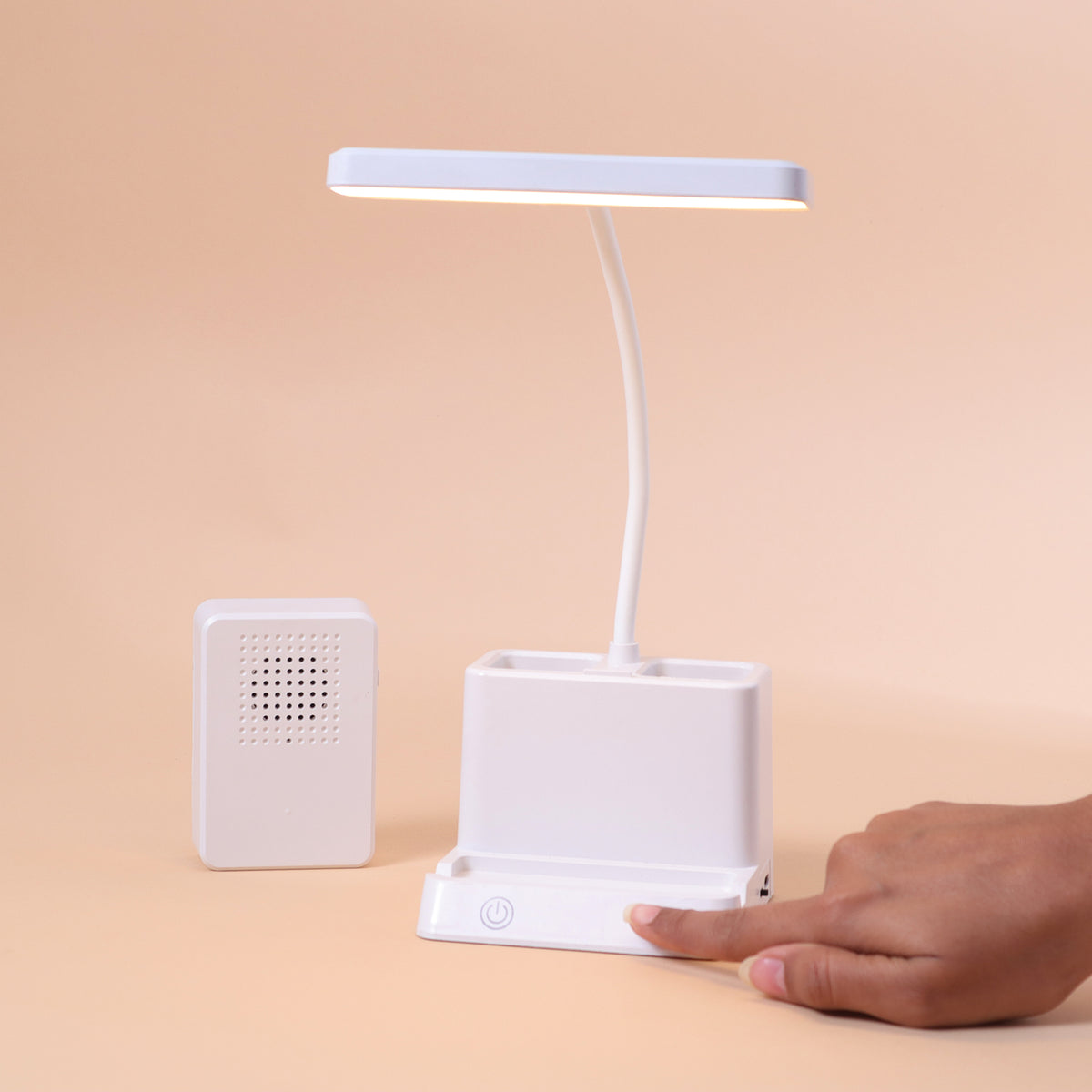 ED168- DeskBell Lamp, Pen Stand & Phone Stand