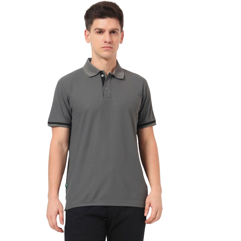 BST24- Woodland Dry Fit Polo T-Shirt