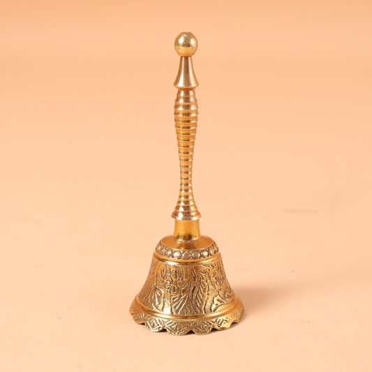 CD667- Brass embossed Ghanti