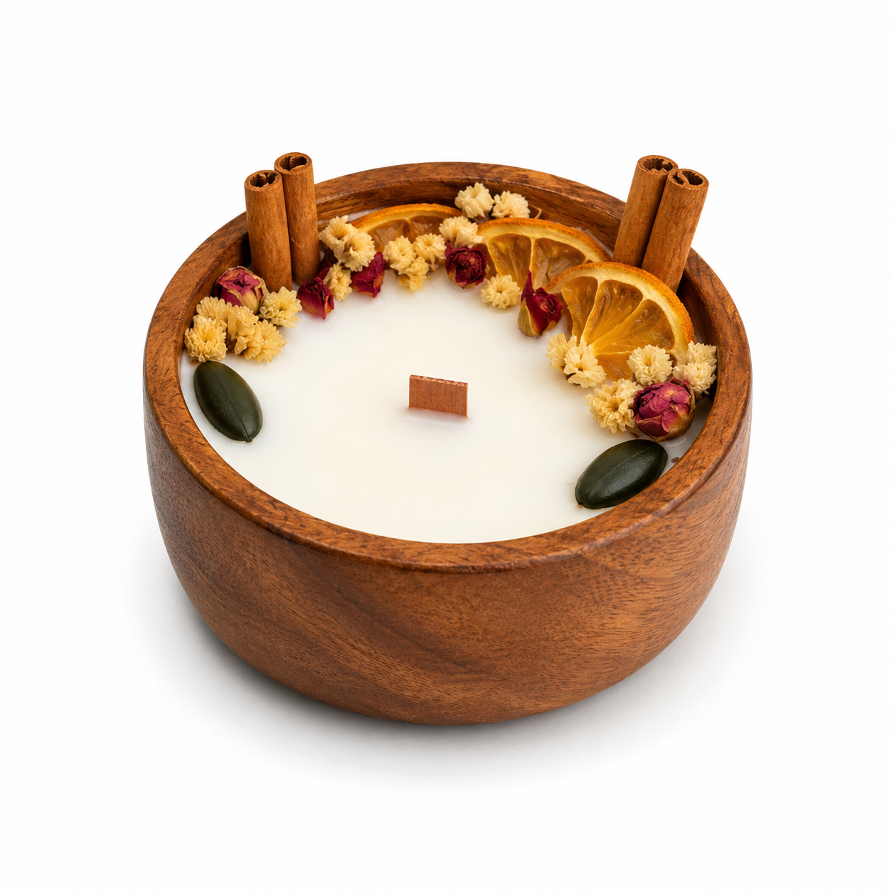 CD82- Wooden Candle