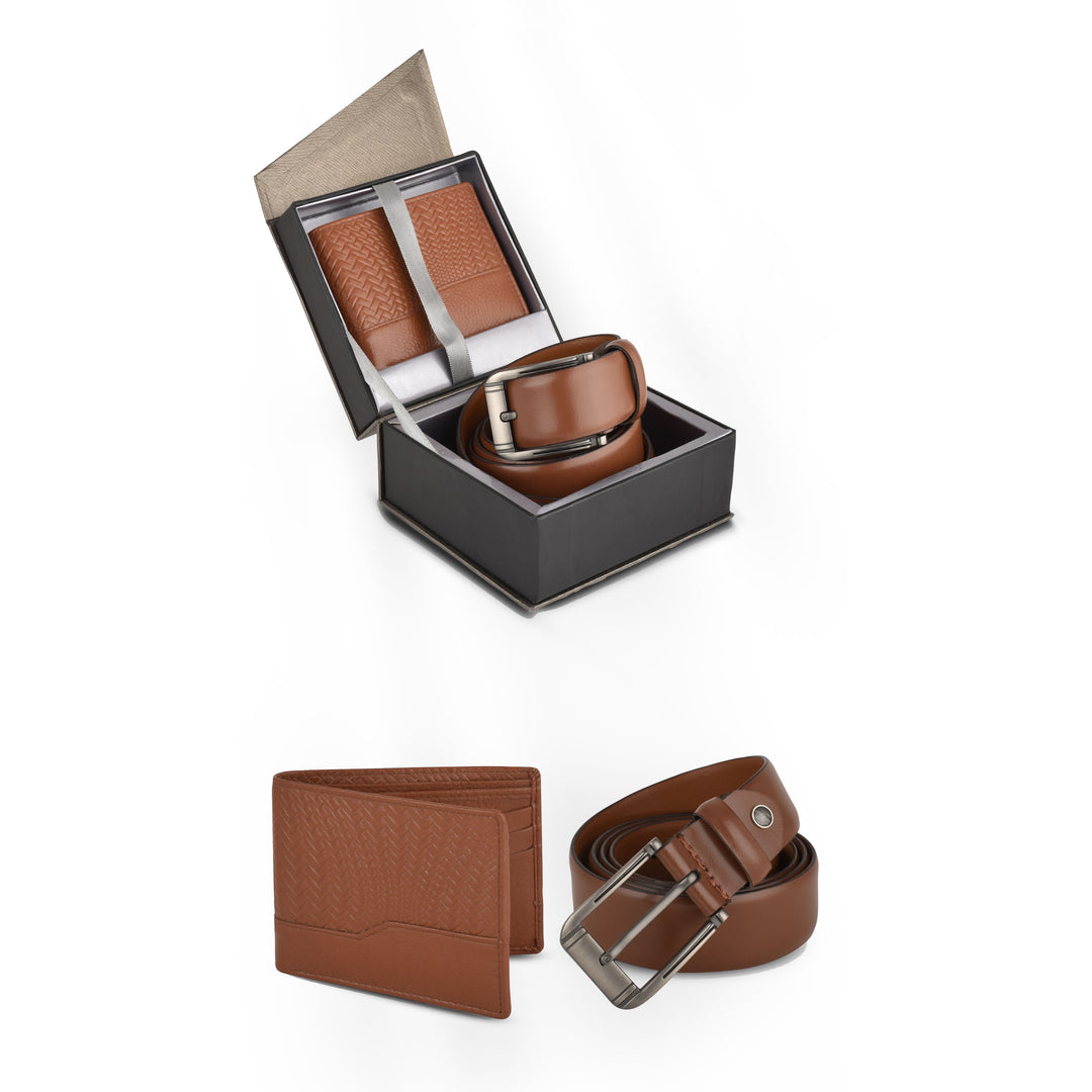 Weave Wallet & Belt Set