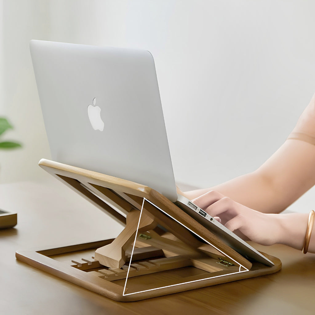 STD06- Tiltory Wooden Laptop Stand