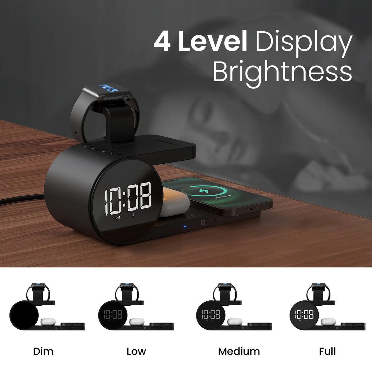 ED66- Portronics Freedom 6 15W Wireless Charger
