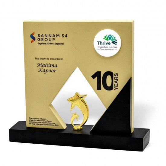 BSTM16- Wooden Trophy
