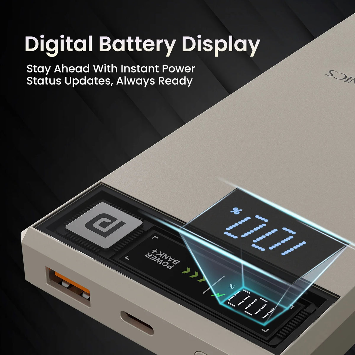 ED35- Portronics Luxcell Magclick Powerbank 10K