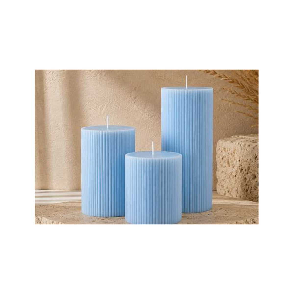 2 Inch Pillar Candles Set of 4