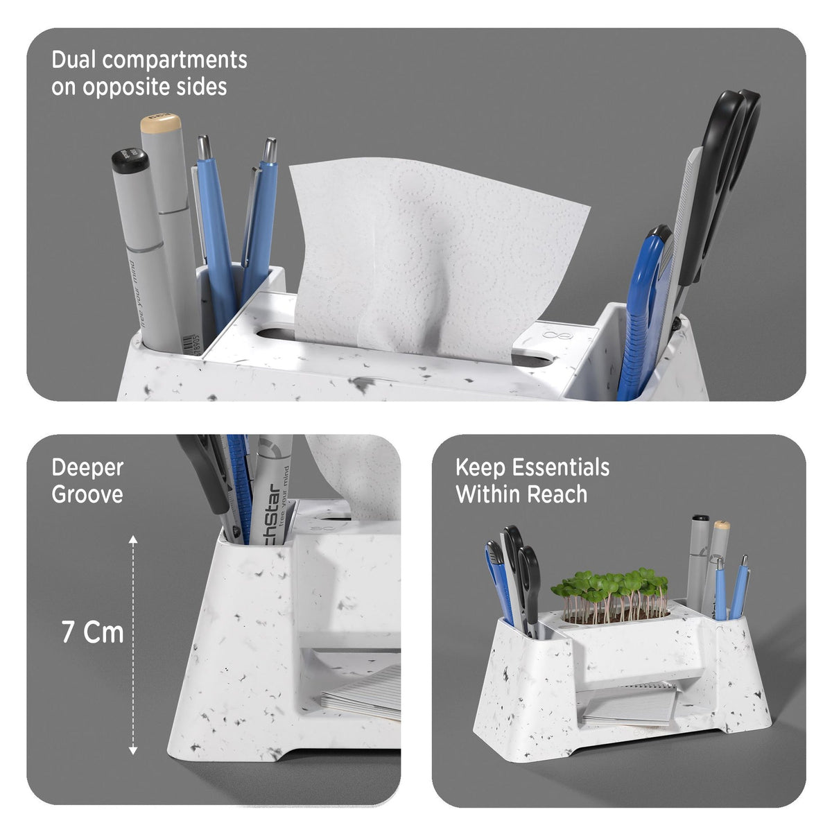 Quuincy Versa Desk Organiser corporate office gift