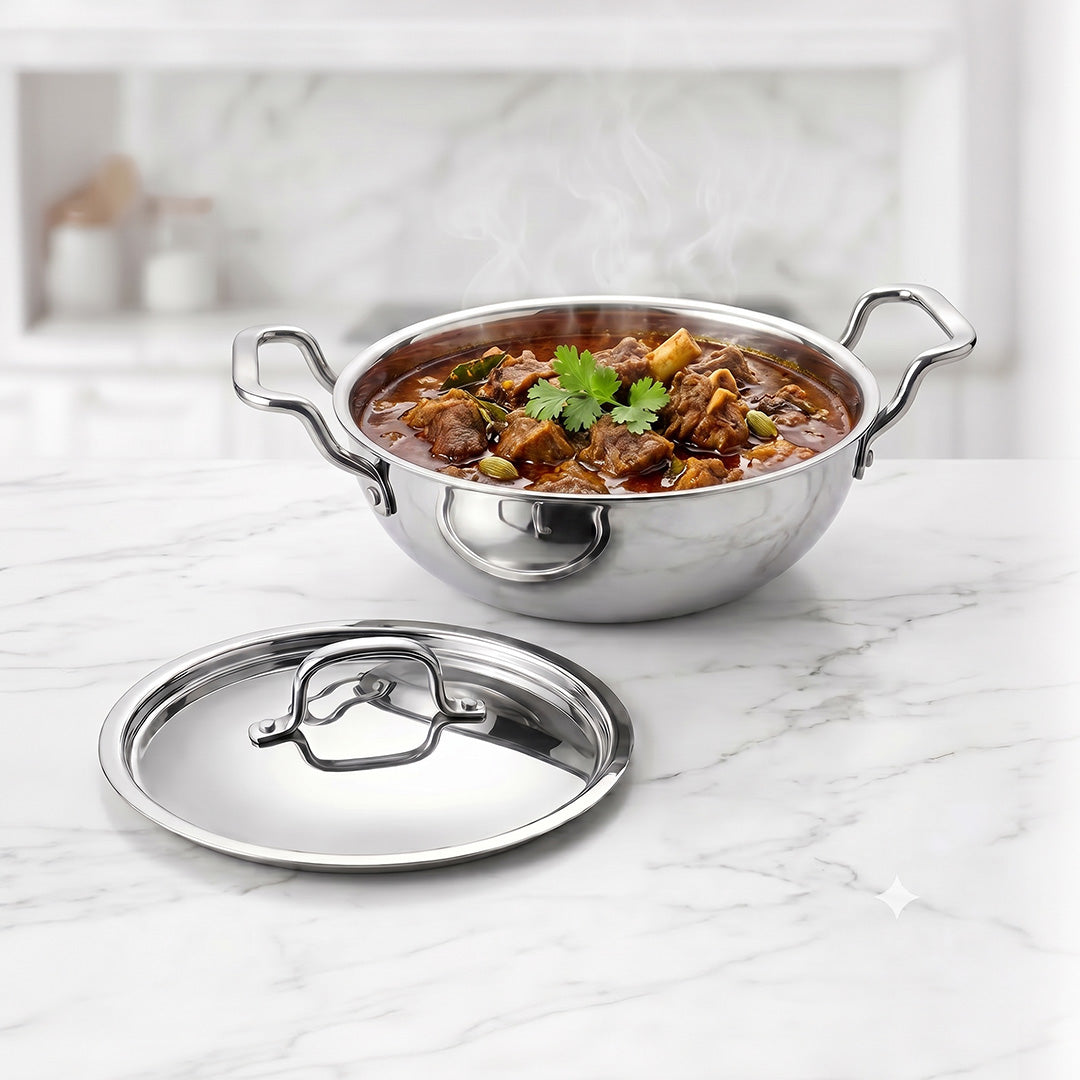 SOLARA Sterra Triply Kadai 22CM