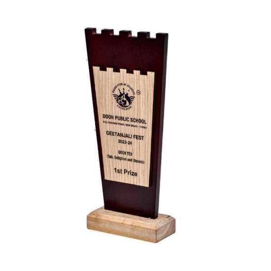 BSTM38- Wooden Trophy