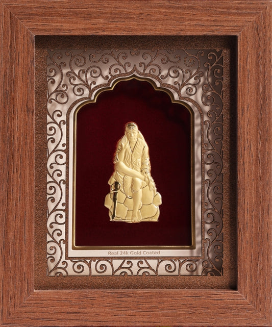 24K Gold Art Ram Parivar Divine Frame - Signature Collection