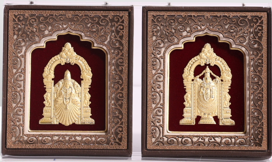 Tirupati Balaji & Padmavati Devi – Essential - 14.5 x 9.5 cm