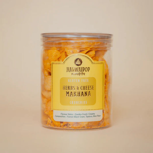 BSE77- Halwaipop  Herbs & Cheese Makhana Crunchies