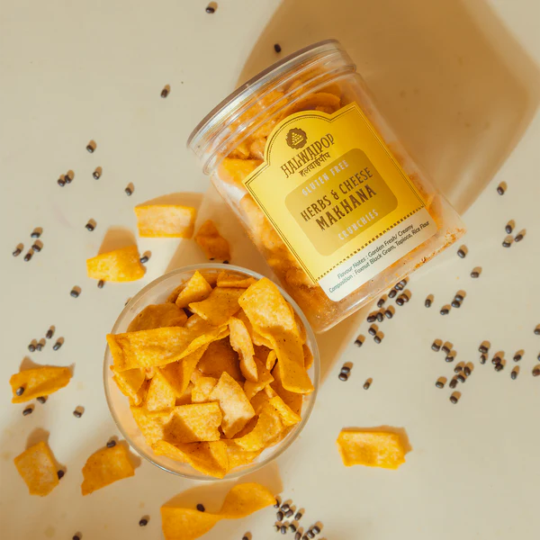 BSE77- Halwaipop  Herbs & Cheese Makhana Crunchies