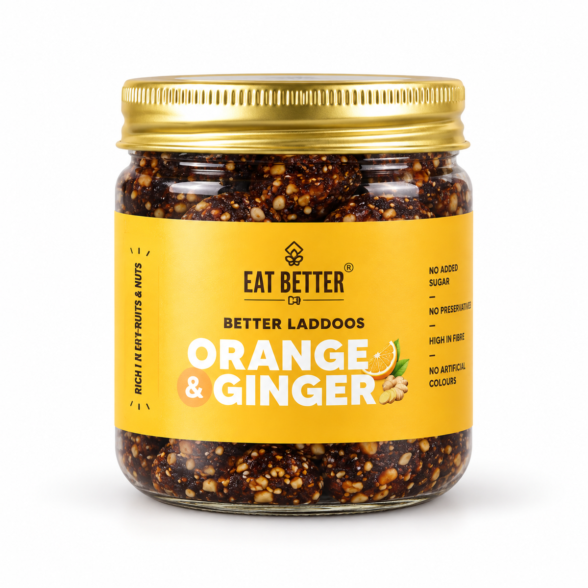 BSE300- Eat Better Orange Ginger Laddoos