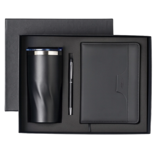 EJK116- 3-IN-1 Gift Set | Diary | Pen | Flask