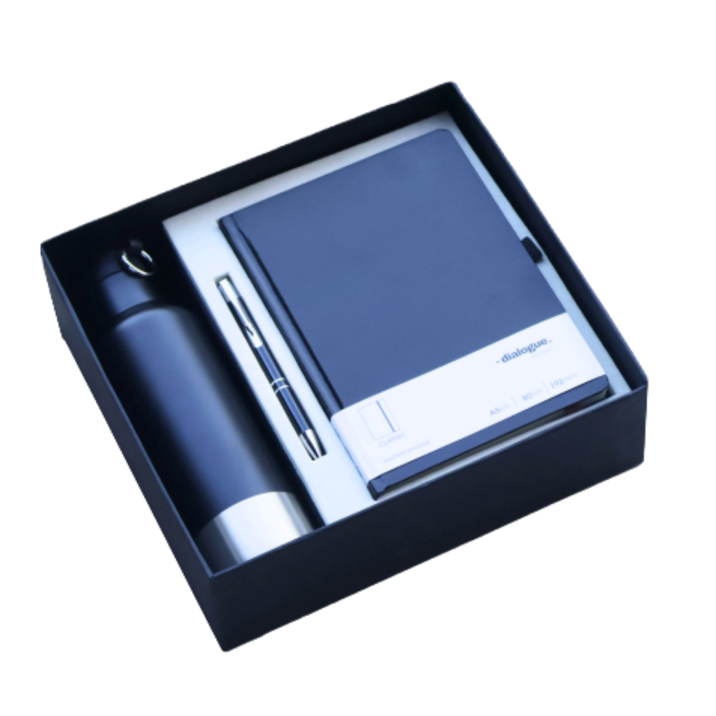 EJK126- 3-IN-1 Gift Set | Notebook | Pen | Bottle