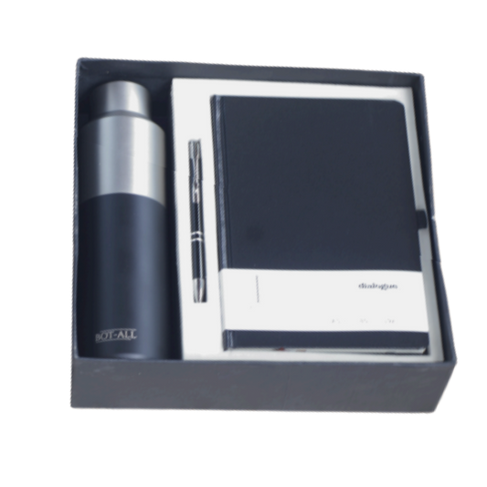 EJK84- 3-IN-1 Gift Set | Notebook | Pen | Bottle