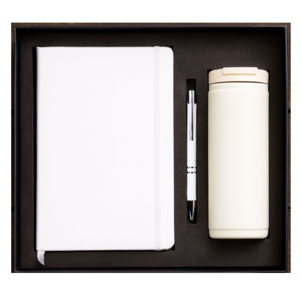 EJK121- 3-IN-1 Gift Set | Notebook | Pen | Flask