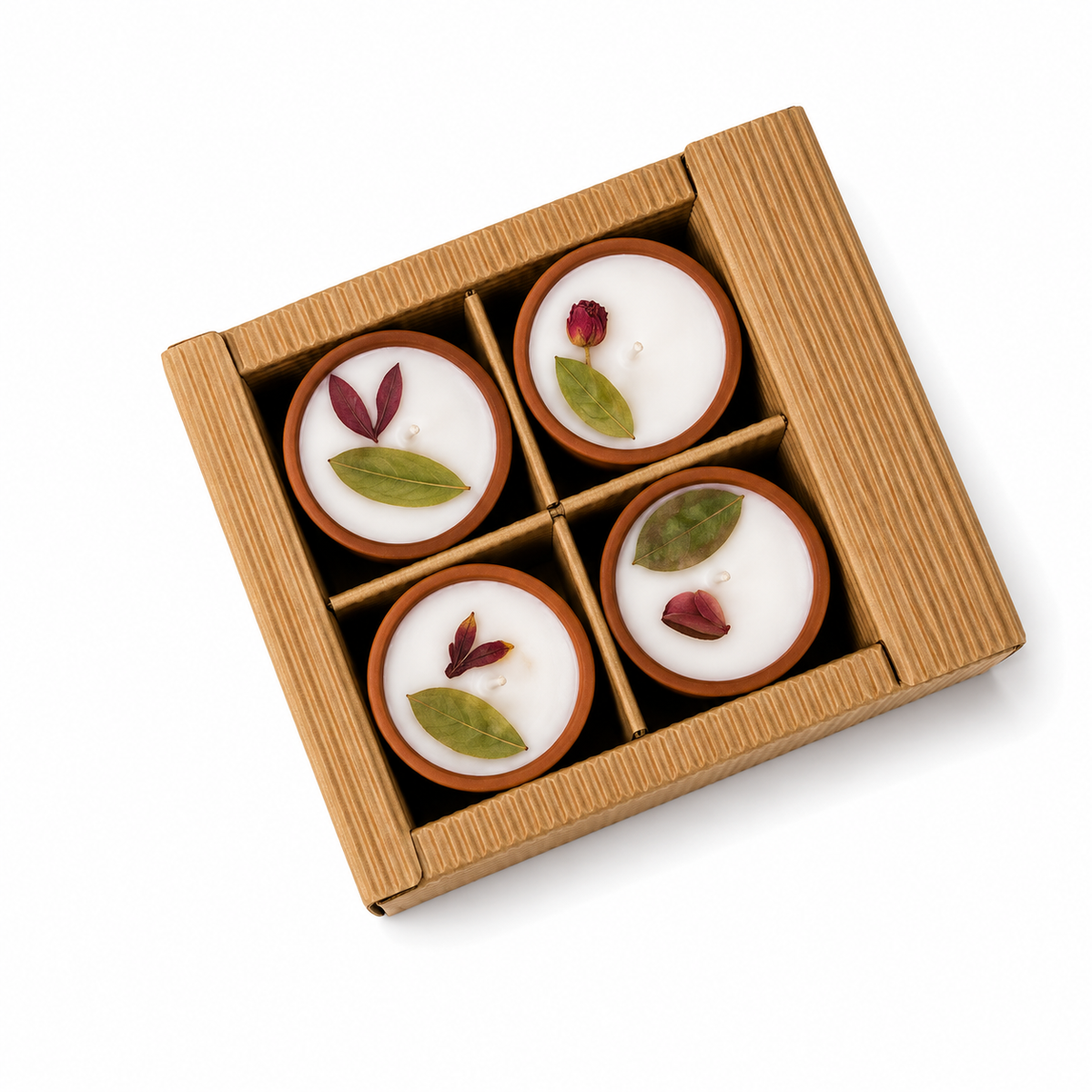 CD91- Terracotta Diya Candle