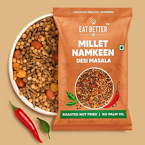 Eat Better Desi Masala Millet Namkeen