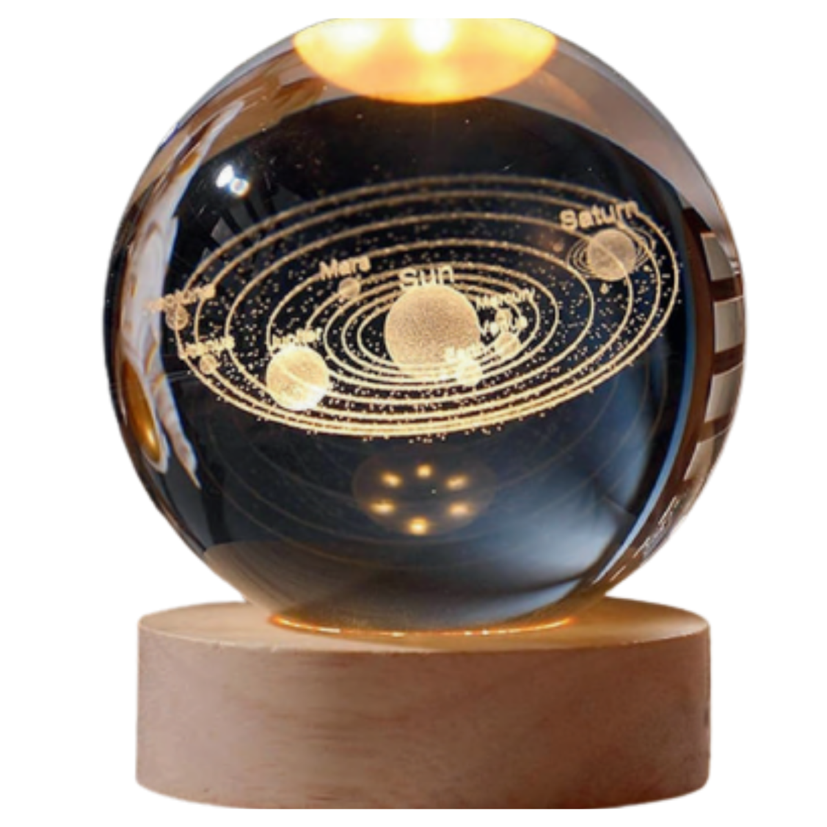 OG27- Immortal 3D Flower Crystal Lamp