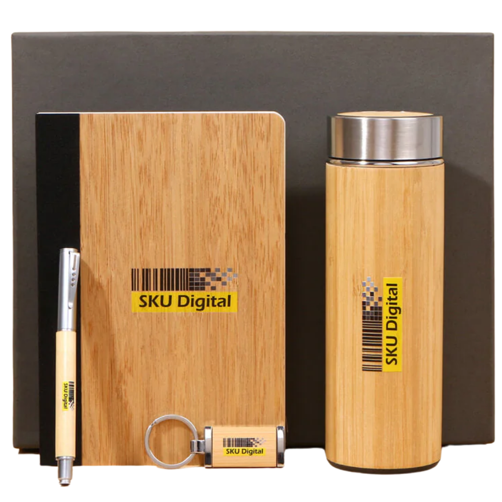 EJK95- 4-IN-1 Gift set | Diary | Pen | Keychain | Bottle