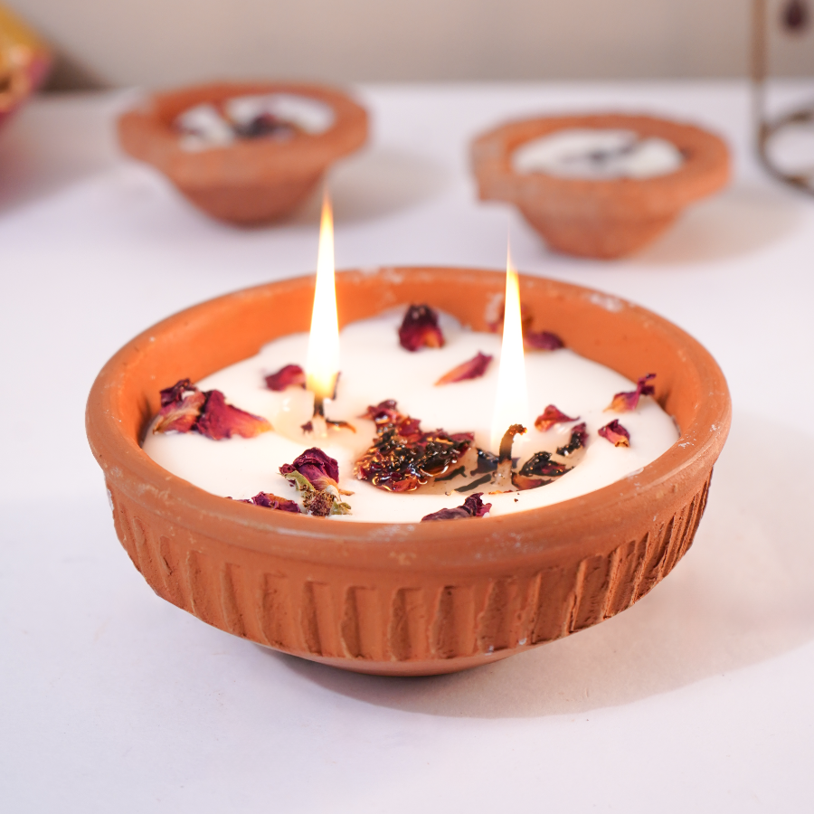 CD02- Terracotta Scented Candle