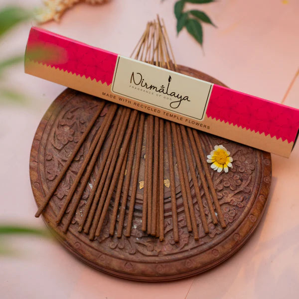 CD124- Nirmalaya Rooh Rose Incense Sticks