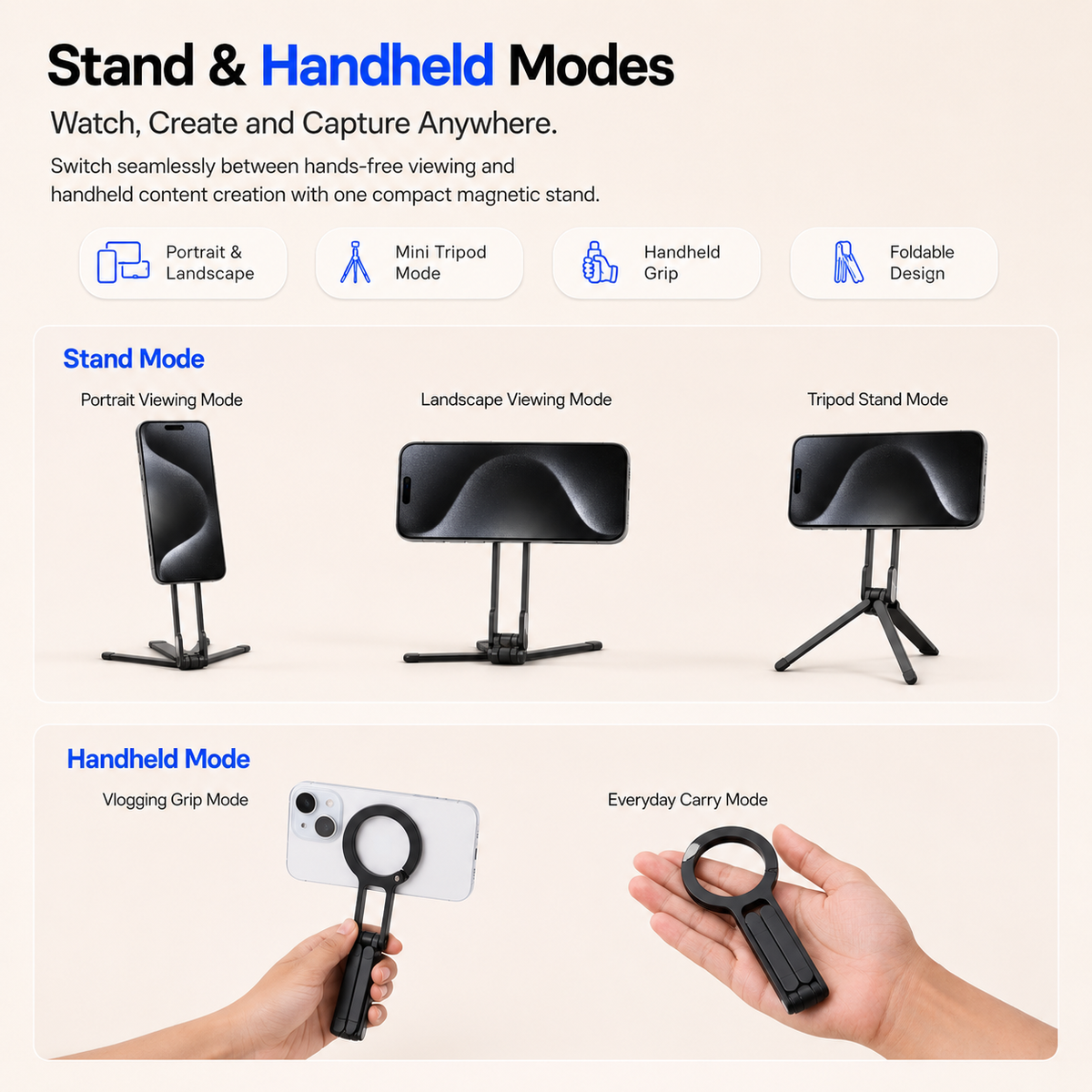 OG49- MagClip- Magsafe Tripod Stand