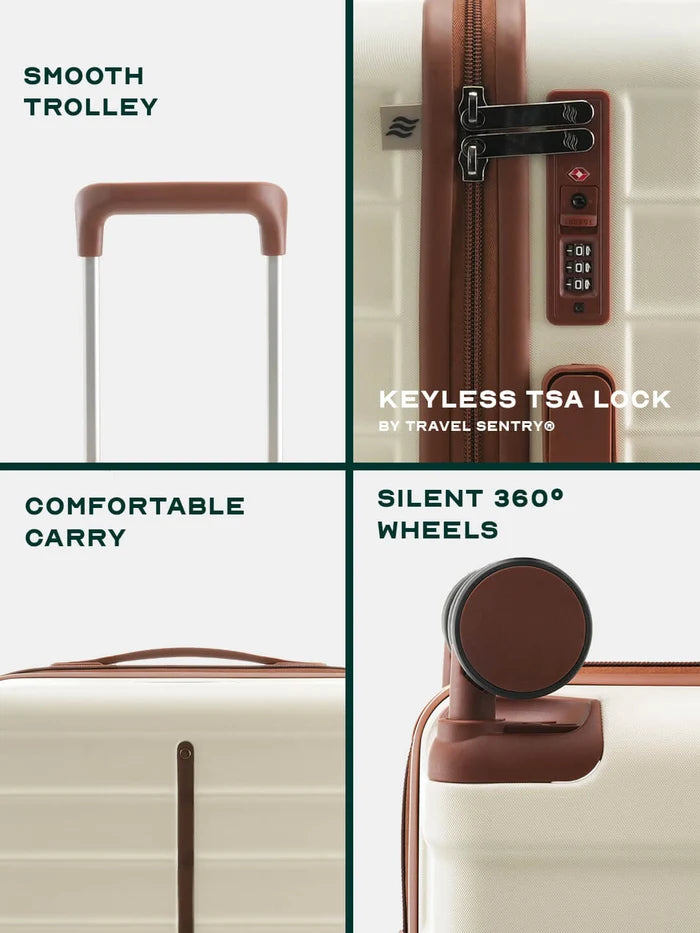 BSB252- Assembly Odyssey Sand Cabin Hard Luggage