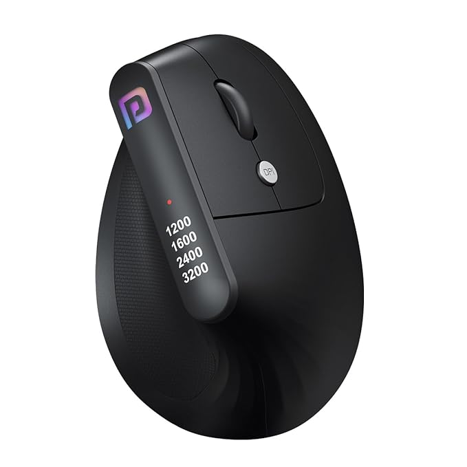 ED58- Portronics Toad Ergo Vertical Advanced Wireless Ergonomic Mouse