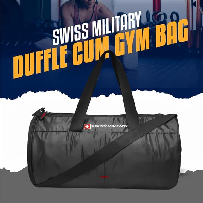 BSB91- Swiss Military Punch Duffle Cum Gym Bag