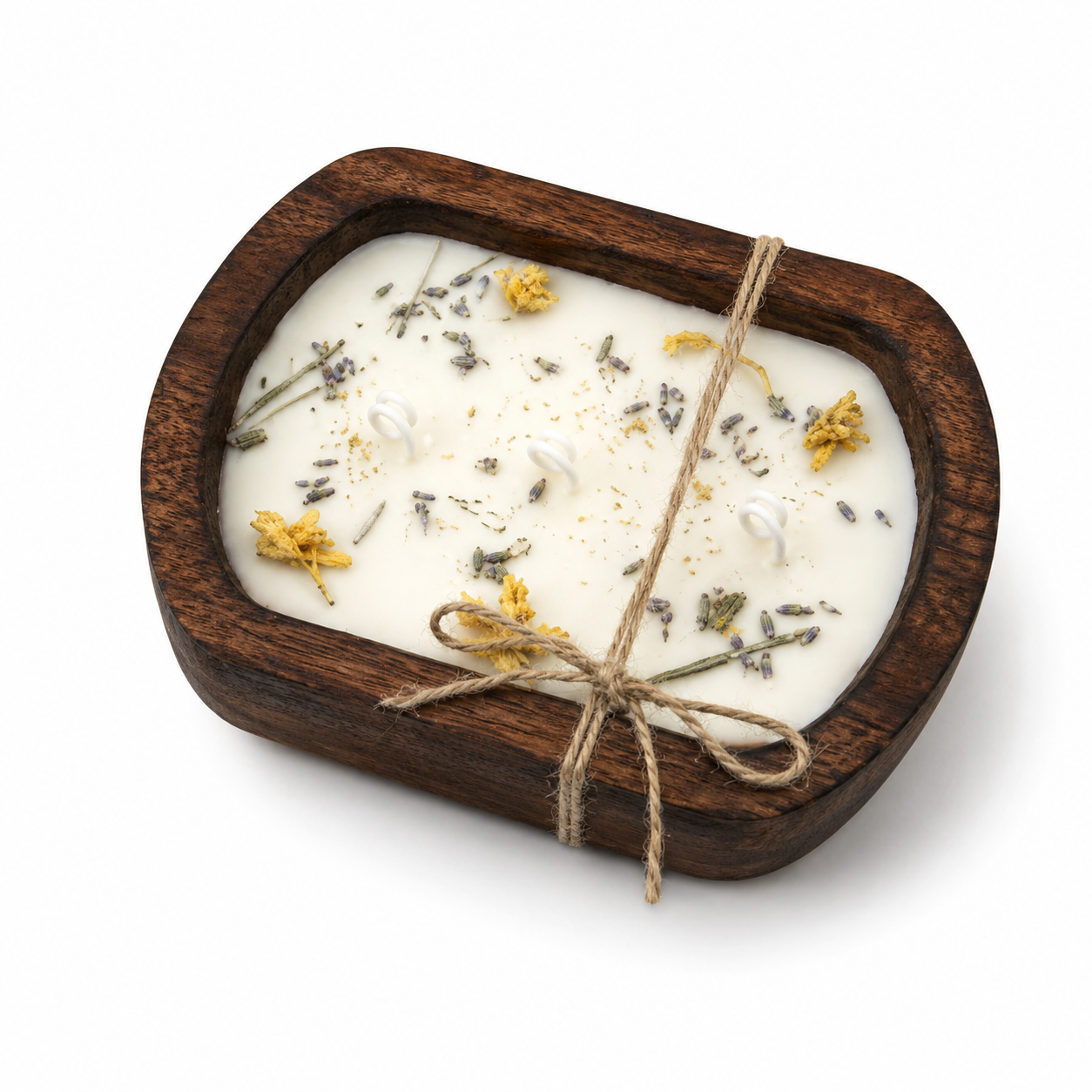 CD81- Wooden Candle