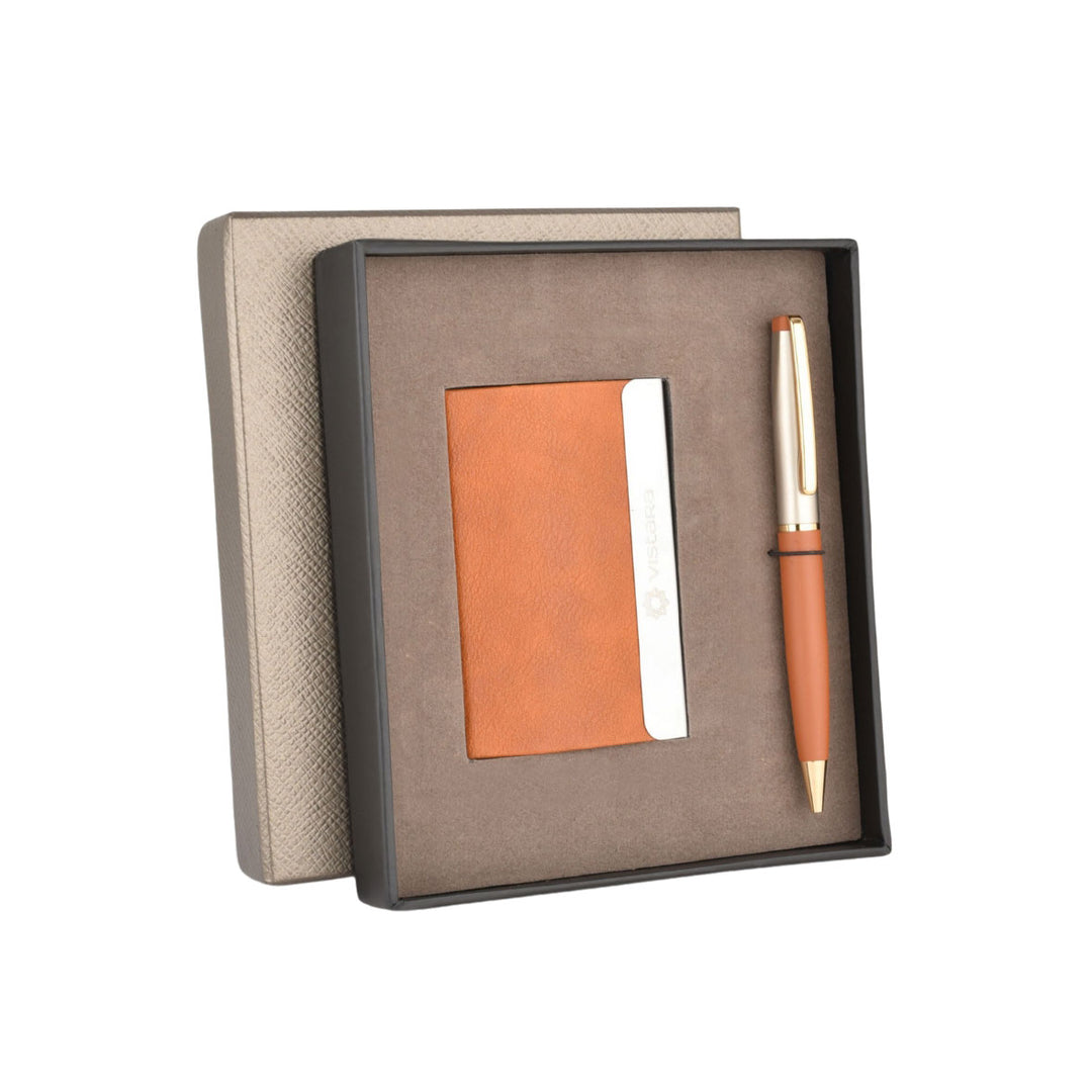 Vistara Card Holder & Pen Set