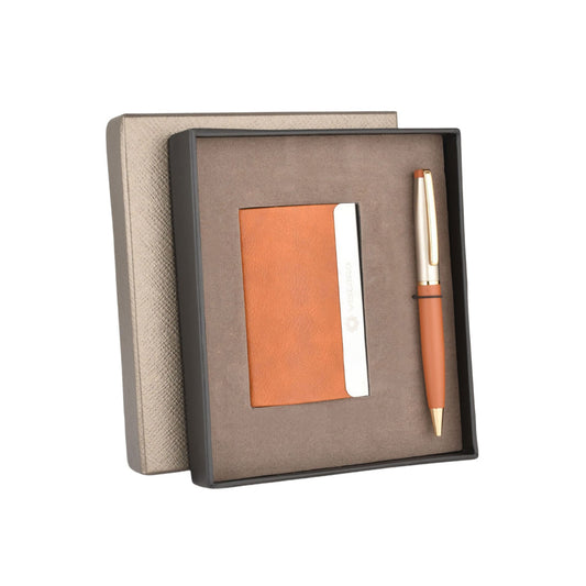 EJK07- Vistara 2-IN-1 Gift Set | Card Holder | Pen