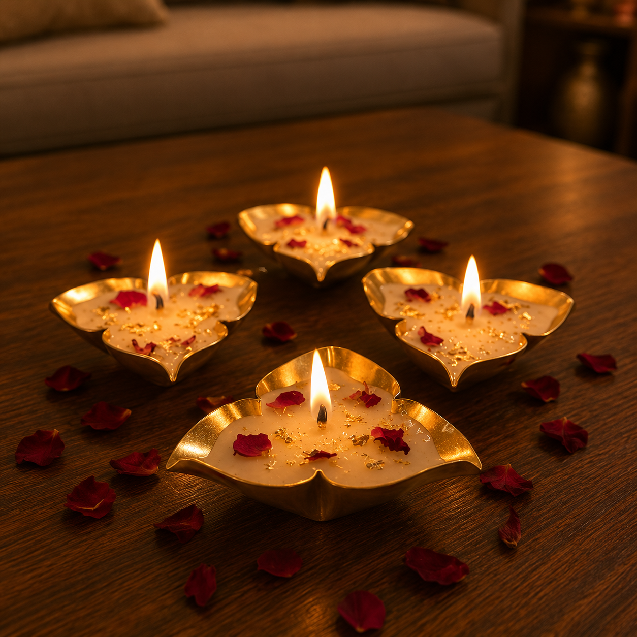 CD48- Tripetal Urli Candle