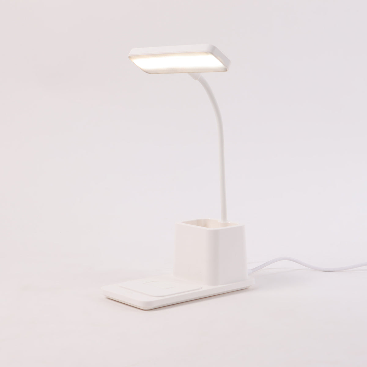 ED169- 3-IN-1 Deskora LED Lamp, Pen Stand & Wireless Charger