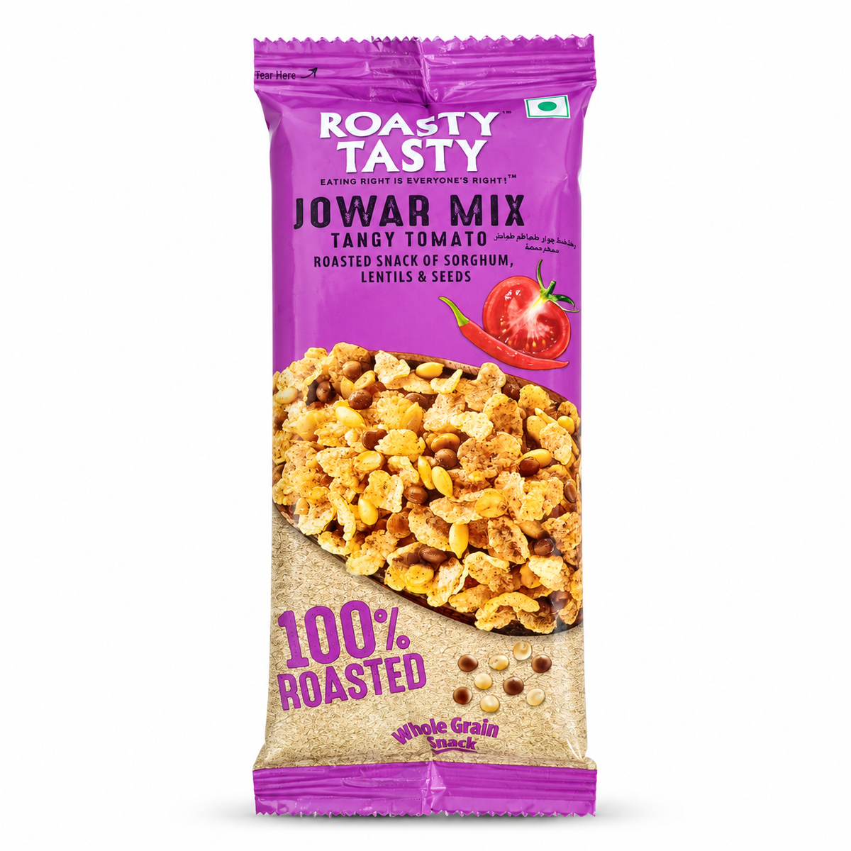 BSE443- Roasty Tasty Jowar Mix – Tangy Tomato