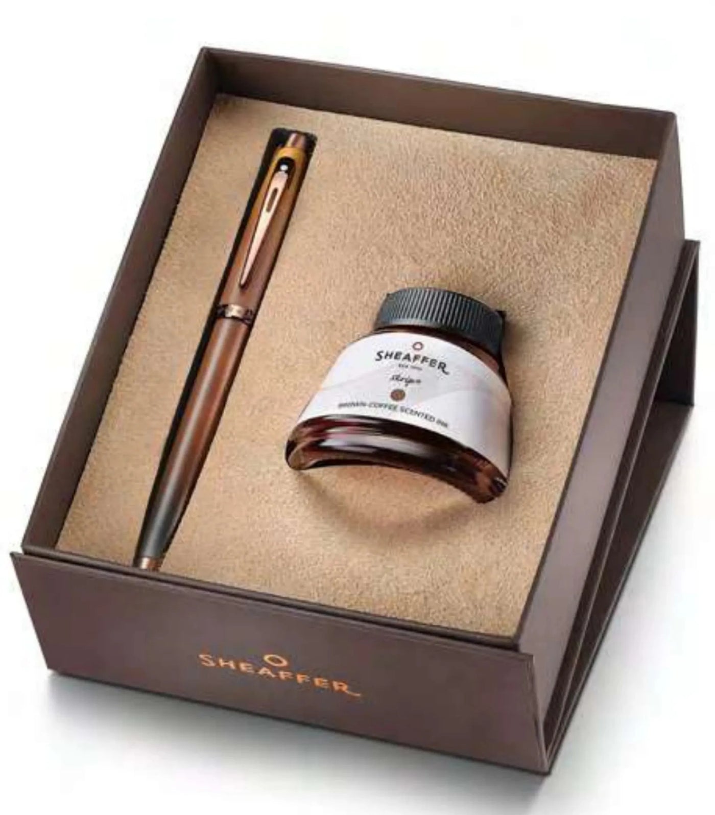 Sheaffer 9374 FP + Coffee-Scented Ink