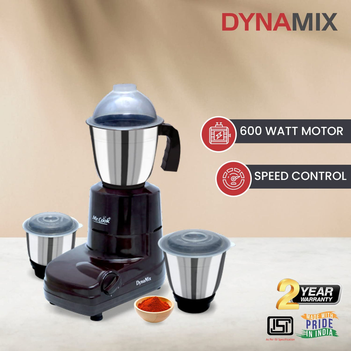 ED326 - MR COOK Mixer Grinder
