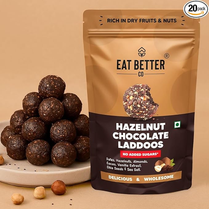 BSE03- Eat Better Hazelnut Chocolate Laddoos