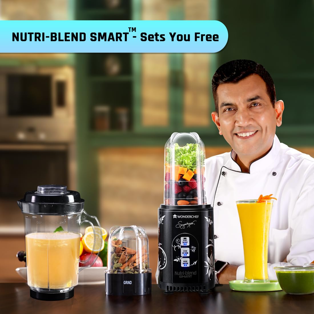 ED372- Nutri-blend SMART Automatic Mixer Grinder with Dual Pulse Function