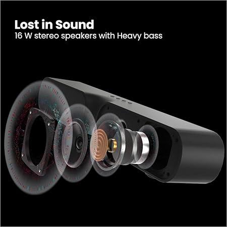 ED27- Portronics Decibel 20 16W Wireless Bluetooth Soundbar